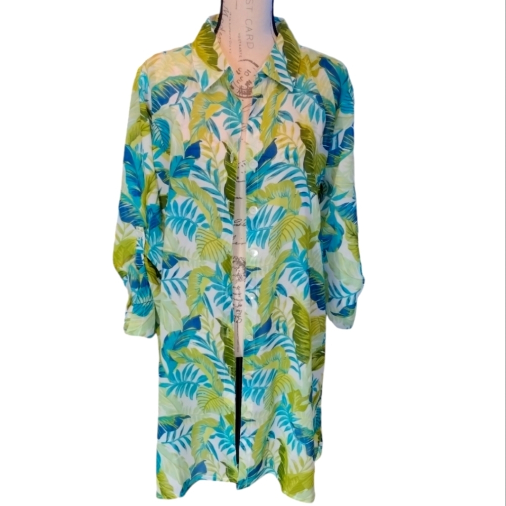 Club Z Collection Sheer Tunic NWOT